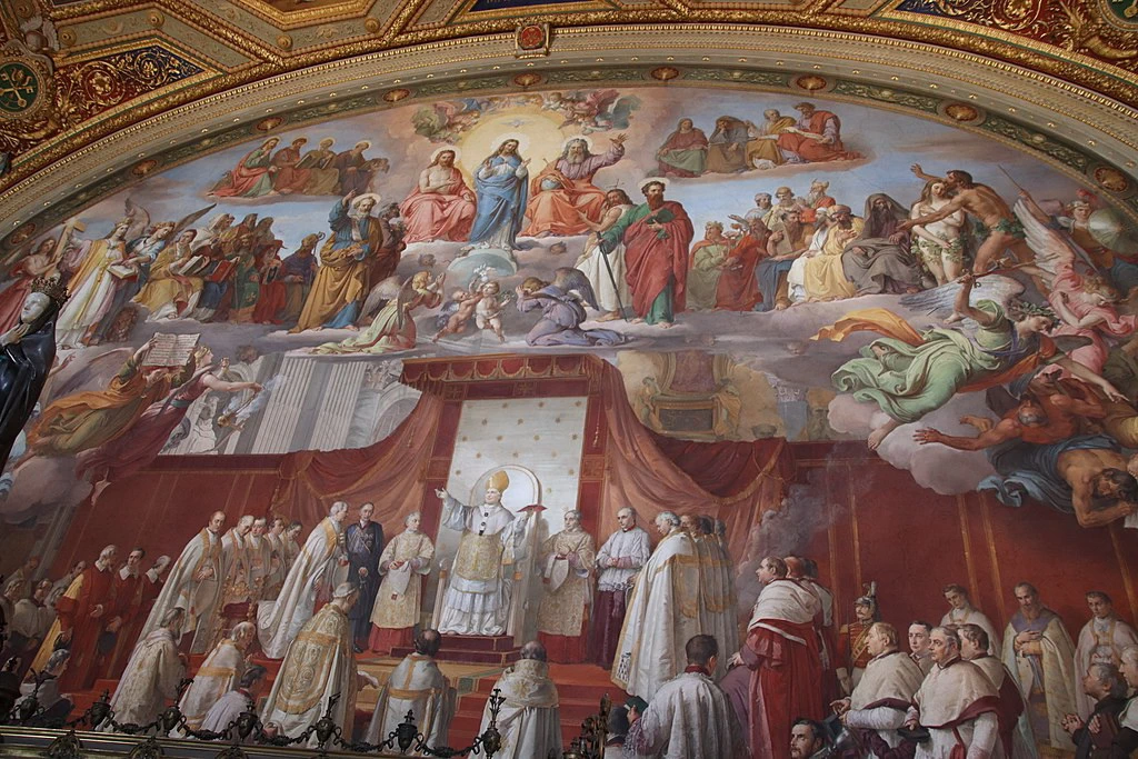 Affreschi delle stanze dei Musei Vaticani - sala dell'Immacolata
